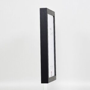 Lustrzanka na ścianę Profil 55, czarna, 18x24 cm – elegancka ramka do wnętrz