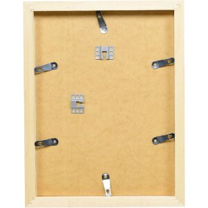 Lustrzanka na ścianę z ramą – Profil 55, biała, 24x30 cm