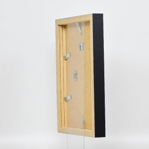 Lustrzany panel Profil 55, czarny, 29,7x42 cm – elegancka dekoracja ścienna