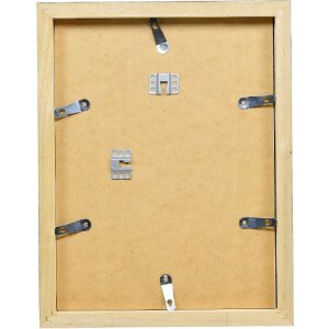 Lustrzana dekoracja ścienna Profil 55, czarna, 40x40 cm, drewniana ramka