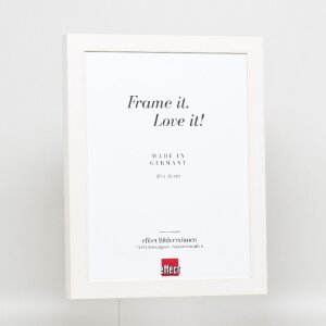 Lustra na ścianę Profil 55 biały 40x40 cm – elegancki design z ramą 2,9 cm