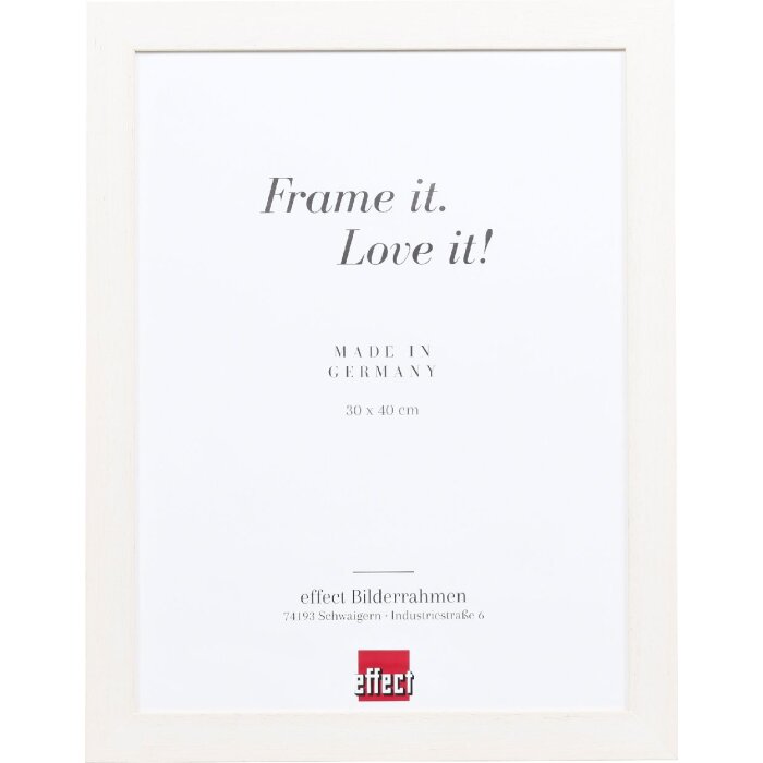 Wieszki na ścianę Profil 55 biały 40x60 cm – elegancki dekoracyjny wieszki z ramą 2,9 cm