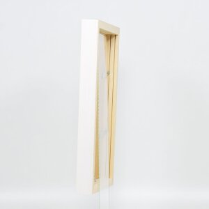 Wieszki na ścianę Profil 55 biały 40x60 cm – elegancki dekoracyjny wieszki z ramą 2,9 cm