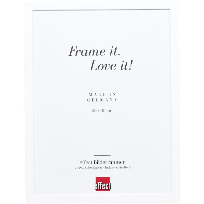 Zegar drewniany z ramą 58 cm, biały, 30x45 cm – minimalistyczny design