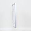 Effect Wall Mirror Wood Profile Top Cube Mirror silver 50x70 cm