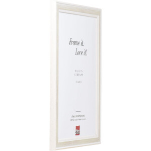 Ramka na zdjęcia z drewna Profil 64, biała, 20x20 cm – elegancja w minimalistycznym designie