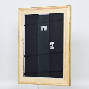 Efekt rama drewniana profil 95 złoty 25x60 cm szkło akrylowe jakość muzealna