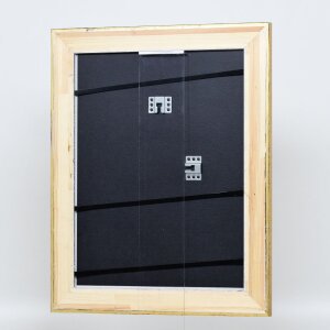 Efekt rama drewniana profil 95 złoty 25x60 cm szkło akrylowe jakość muzealna