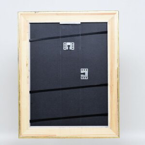 Efekt rama drewniana profil 95 złoty 25x60 cm szkło akrylowe jakość muzealna