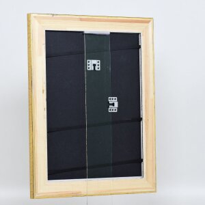Efekt rama drewniana profil 95 złoty 25x60 cm szkło akrylowe jakość muzealna
