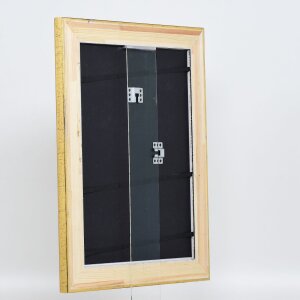 Efekt rama drewniana profil 95 złoty 25x60 cm szkło akrylowe jakość muzealna
