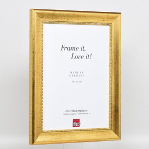 Efekt rama drewniana profil 95 złoty 25x60 cm szkło akrylowe jakość muzealna