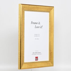 Efekt rama drewniana profil 95 złoty 25x60 cm szkło akrylowe jakość muzealna