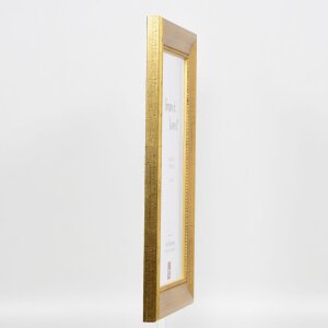 Efekt rama drewniana profil 95 złoty 25x60 cm szkło akrylowe jakość muzealna