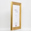Efekt rama drewniana profil 95 złoty 25x60 cm szkło akrylowe jakość muzealna