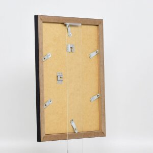 Ramka na zdjęcia Effect 2310 srebrna wysoki połysk 50x65 cm szkło akrylowe jakość muzealna