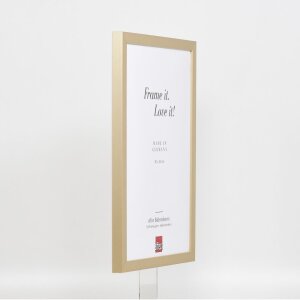 Efekt drewnianej ramy Top Cube 7x10 cm złote szkło akrylowe jakość muzealna