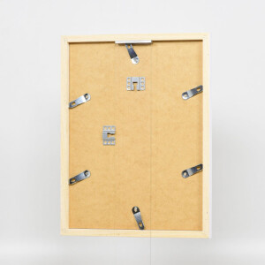 Ramka drewniana Effect Top Cube 10x10 cm, biała z szkłem akrylowym, muzealna jakość, ochrona UV 99%