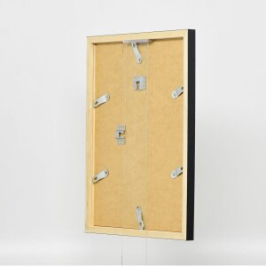 Effect Wooden Frame Top Cube 20x20 cm czarne szkło akrylowe jakość muzealna
