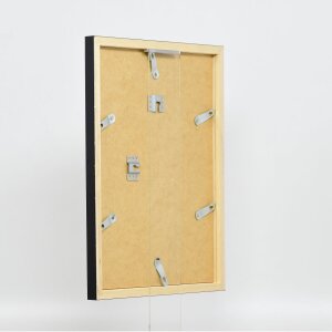 Effect Wooden Frame Top Cube 20x20 cm czarne szkło akrylowe jakość muzealna