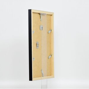 Effect Wooden Frame Top Cube 20x20 cm czarne szkło akrylowe jakość muzealna