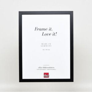 Effect Wooden Frame Top Cube 20x20 cm czarne szkło akrylowe jakość muzealna