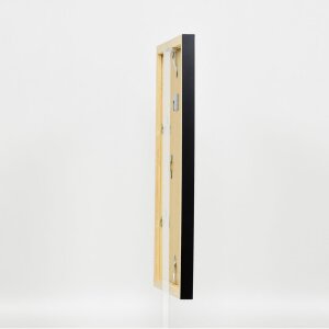 Effect Wooden Frame Top Cube 20x20 cm czarne szkło akrylowe jakość muzealna