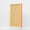 Effect Wooden Frame Top Cube 20x20 cm pomarańczowe szkło akrylowe jakość muzealna