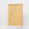 Effect Wooden Frame Top Cube 20x20 cm pomarańczowe szkło akrylowe jakość muzealna