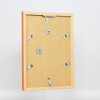 Effect Wooden Frame Top Cube 20x20 cm pomarańczowe szkło akrylowe jakość muzealna