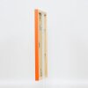 Effect Wooden Frame Top Cube 20x20 cm pomarańczowe szkło akrylowe jakość muzealna