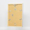 Effect Wooden Frame Top Cube 25x50 cm srebrne szkło akrylowe jakość muzealna