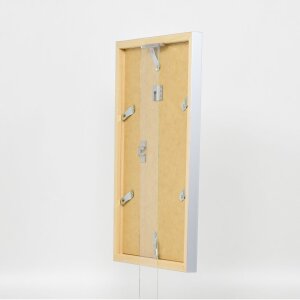 Effect Wooden Frame Top Cube 30x40 cm srebrne szkło akrylowe jakość muzealna