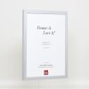 Effect Wooden Frame Top Cube 30x40 cm srebrne szkło akrylowe jakość muzealna