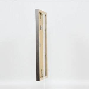 Effect Wooden Frame Top Cube 50x70 cm platynowe szkło akrylowe jakość muzealna