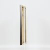 Effect Wooden Frame Top Cube 50x70 cm platynowe szkło akrylowe jakość muzealna