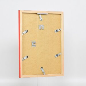 Effect Wooden Frame Top Cube 60x80 cm czerwone szkło akrylowe jakość muzealna
