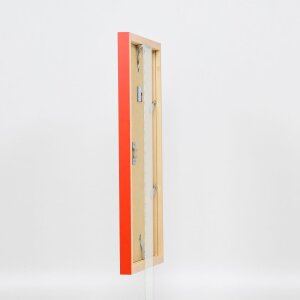 Effect Wooden Frame Top Cube 60x80 cm czerwone szkło akrylowe jakość muzealna