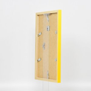 Efekt drewnianej ramy Top Cube 10,5x14,8 cm żółte szkło akrylowe jakość muzealna