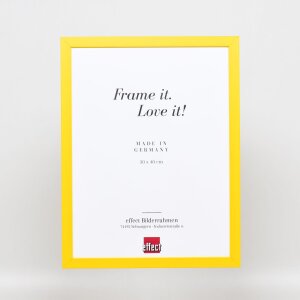 Efekt drewnianej ramy Top Cube 10,5x14,8 cm żółte szkło akrylowe jakość muzealna