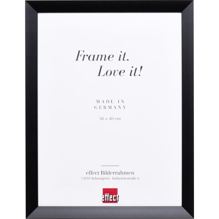 Efekt Drewniana rama Top N czarna 20x25 cm szkło akrylowe Jakość muzeum
