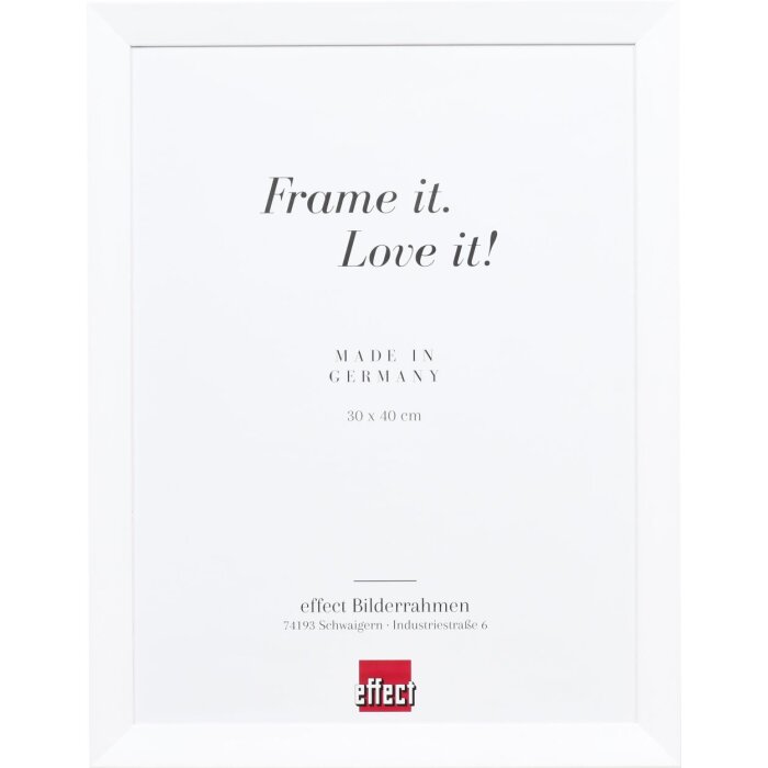 Efekt Drewniana rama Top N biała 20x30 cm szkło akrylowe Jakość muzeum