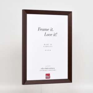 Efektowna rama drewniana Top N palisander 30x40 cm szkło akrylowe jakość muzealna