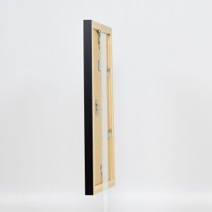 Efekt Drewniana rama Top N czarna 35x100 cm Akrylowe szkło Jakość muzeum