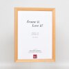 Efektowna rama drewniana Top N brzoza 10,5x14,8 cm szkło akrylowe jakość muzealna