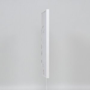 Efektowa plastikowa rama Art white 50x65 cm szkło muzealne