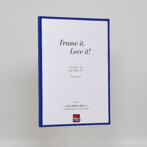 Efektowa plastikowa rama Art blue 50x65 cm szkło muzealne