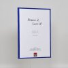 Efektowa plastikowa rama Art blue 50x65 cm szkło muzealne
