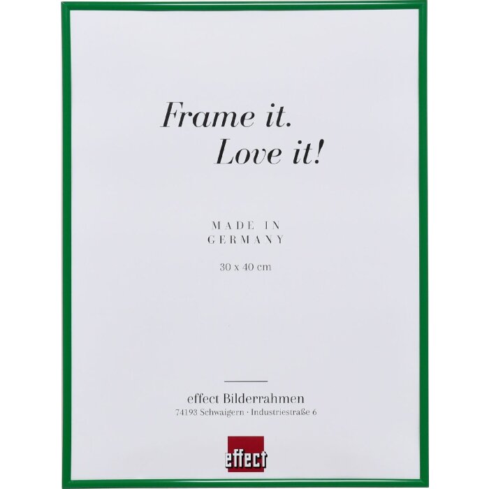 Efektowa plastikowa rama Art green 50x65 cm szkło muzealne