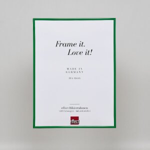 Efektowa plastikowa rama Art green 50x65 cm szkło muzealne